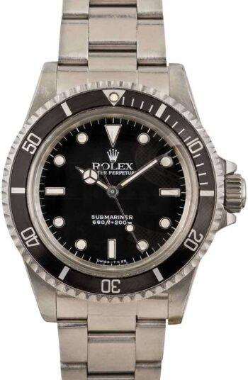 Vintage Rolex Submariner 5513 Black Dial ELS Fashion TV
