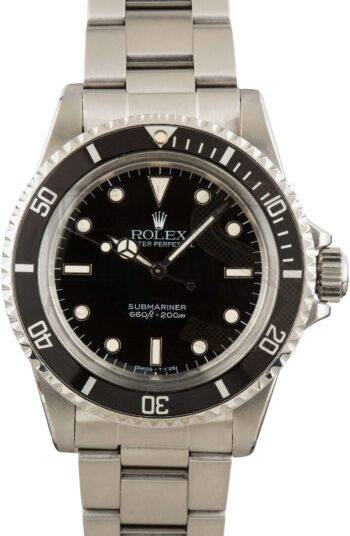 Vintage Rolex Submariner 5513 Feet First Dial ELS Fashion TV