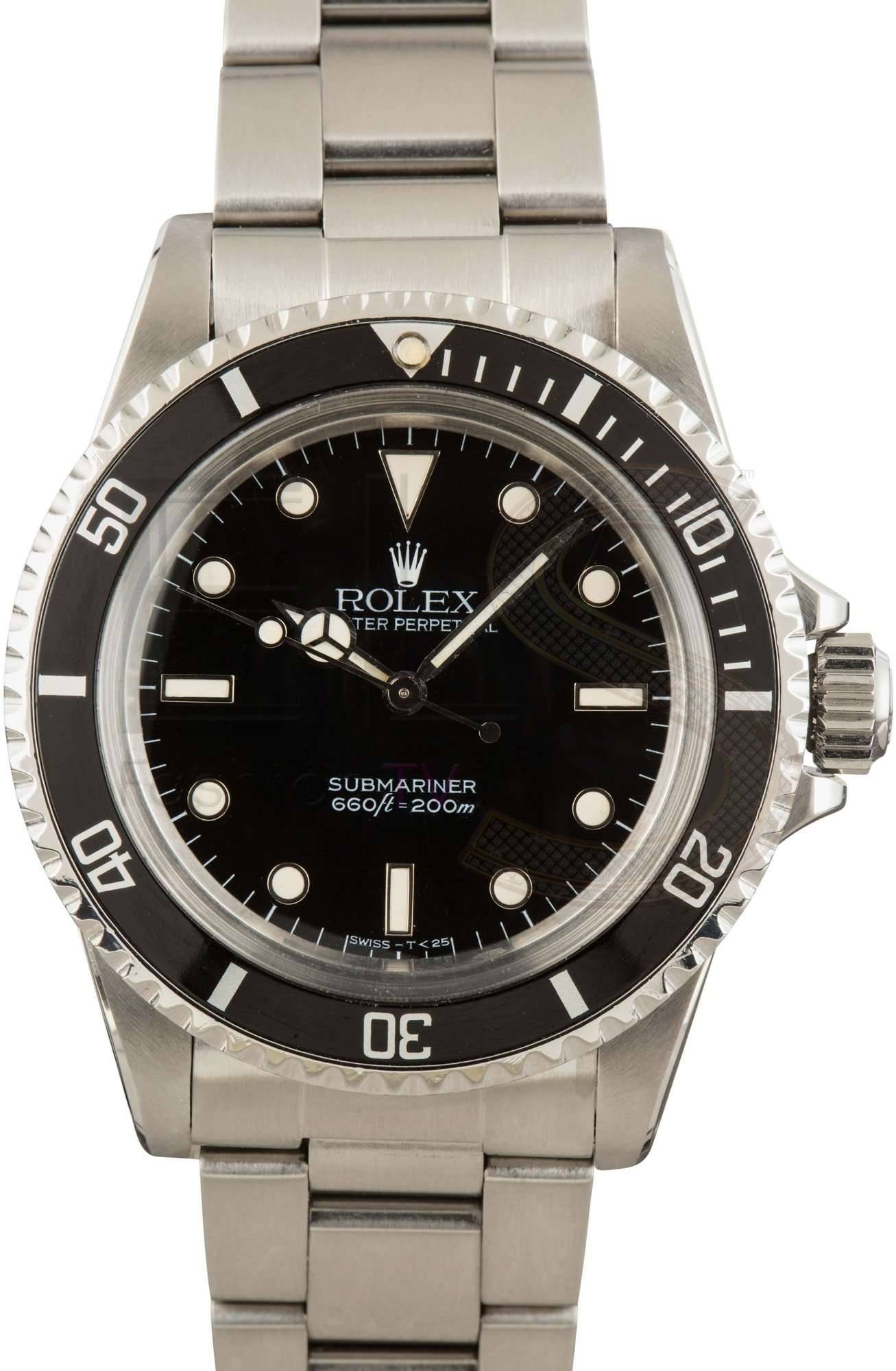 Vintage Rolex Submariner 5513 Feet First Dial ELS Fashion TV