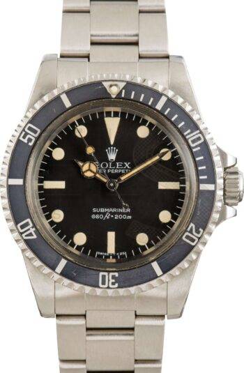 Vintage Rolex Submariner 5513 Maxi Mark III "Lollipop" ELS Fashion TV