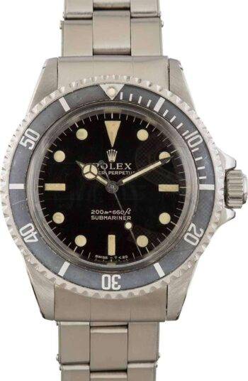 Vintage Rolex Submariner 5513 Stainless Steel ELS Fashion TV