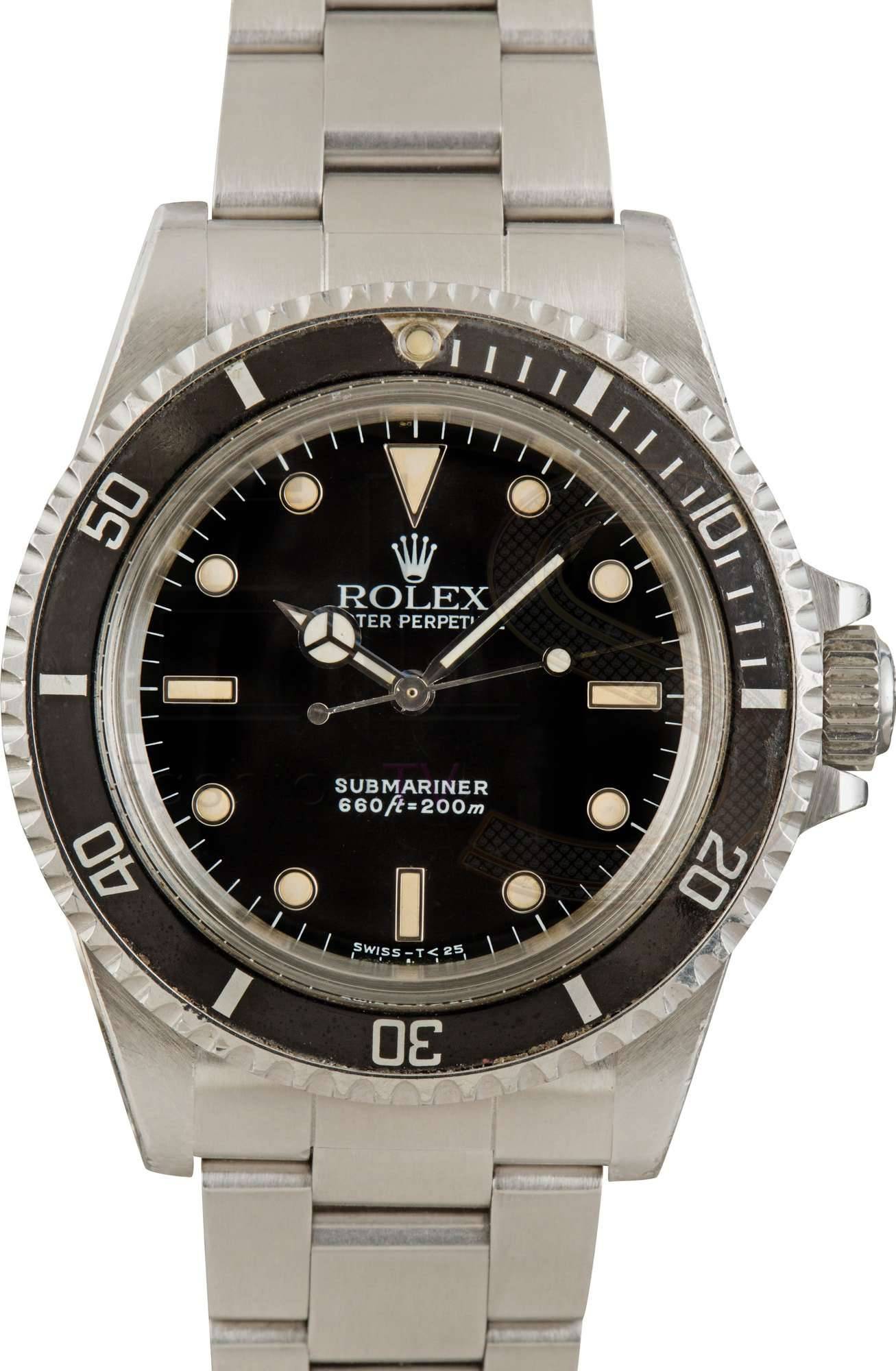 Vintage Rolex Submariner 5513 Stainless Steel Oyster ELS Fashion TV
