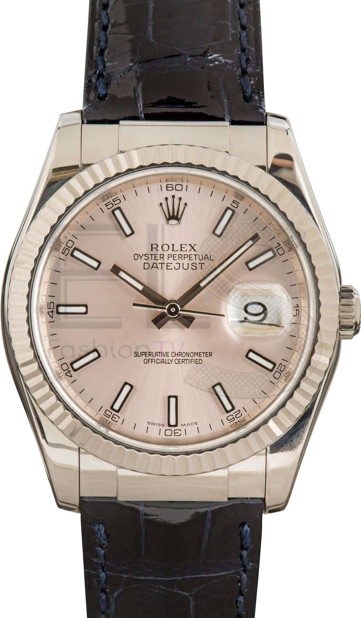 White Gold Rolex DateJust 116139